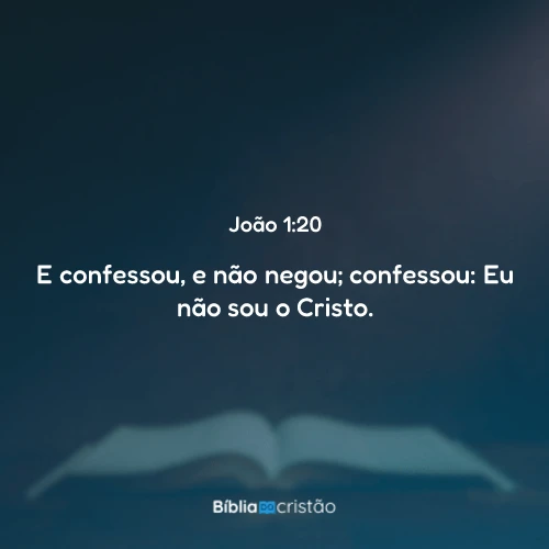 João 1:20