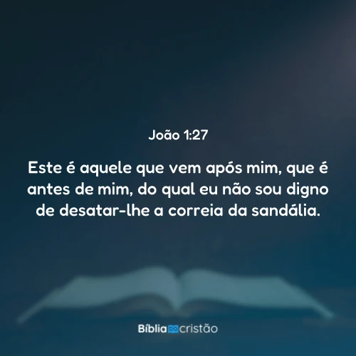 João 1:27
