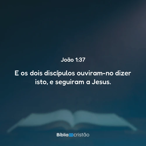João 1:37