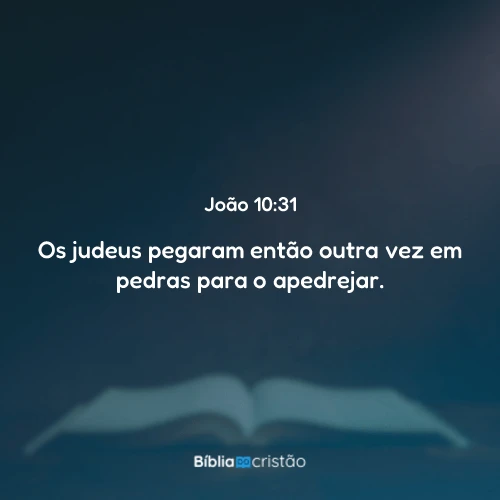 João 10:31