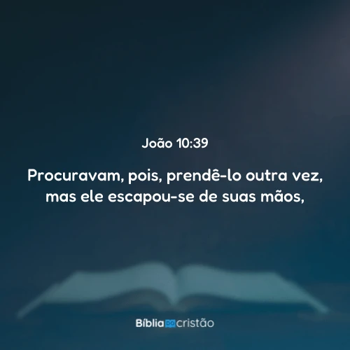 João 10:39