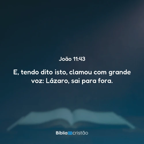 João 11:43