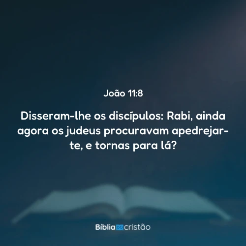 João 11:8
