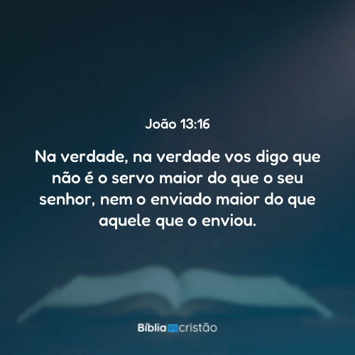 João 13:16