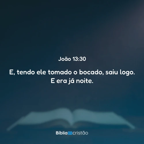 João 13:30