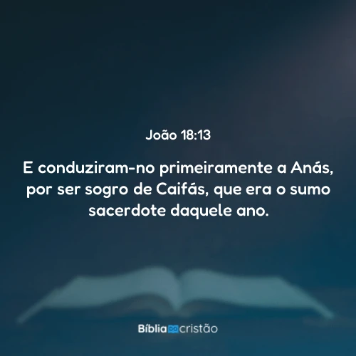 João 18:13