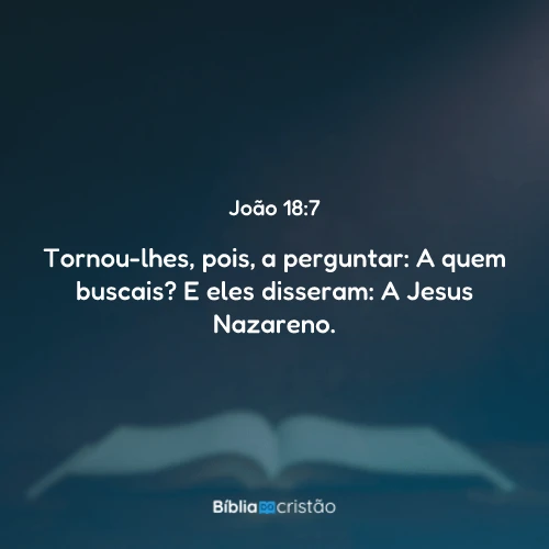 João 18:7