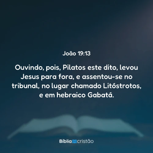 João 19:13