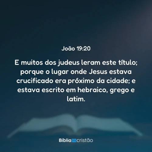 João 19:20