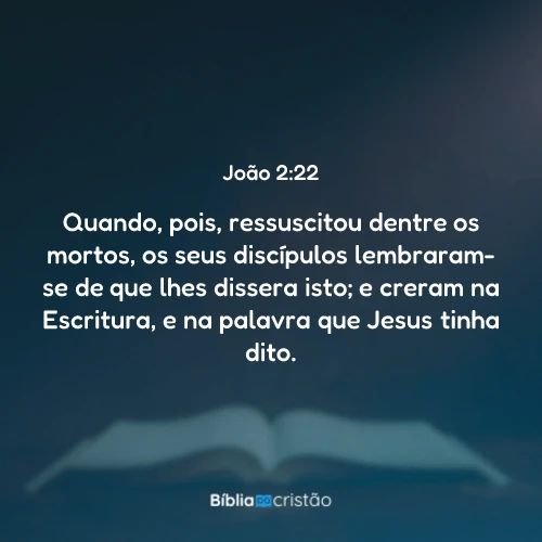 João 2:22