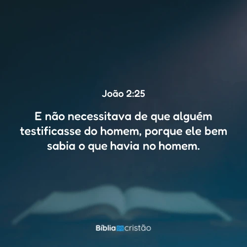 João 2:25