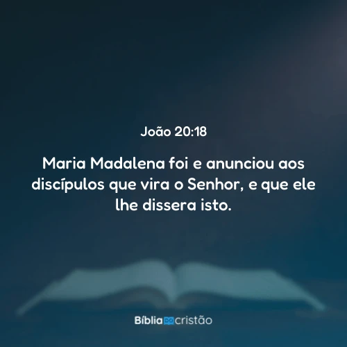 João 20:18