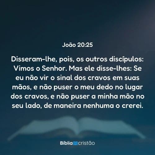 João 20:25