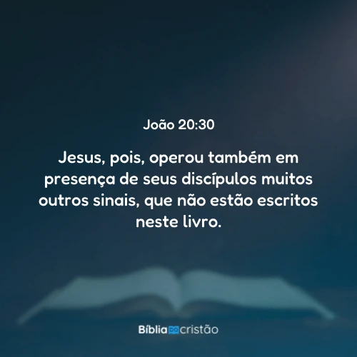 João 20:30