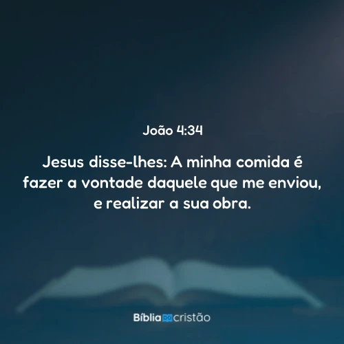 João 4:34