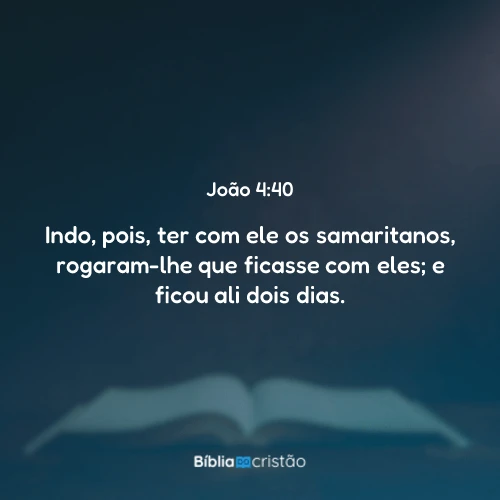 João 4:40
