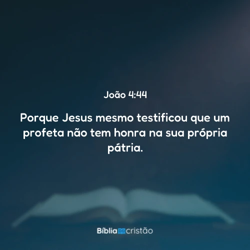 João 4:44