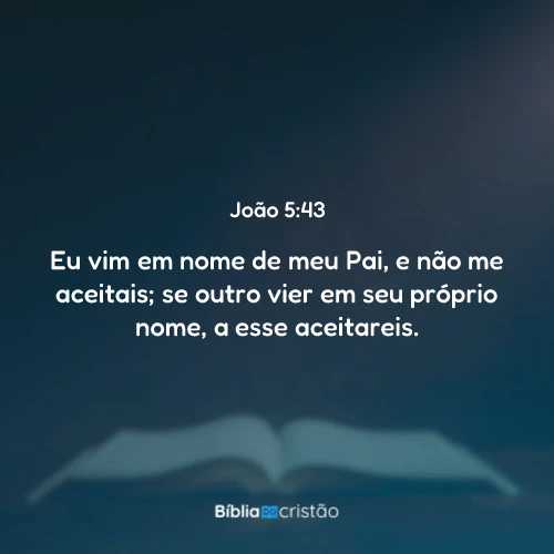 João 5:43