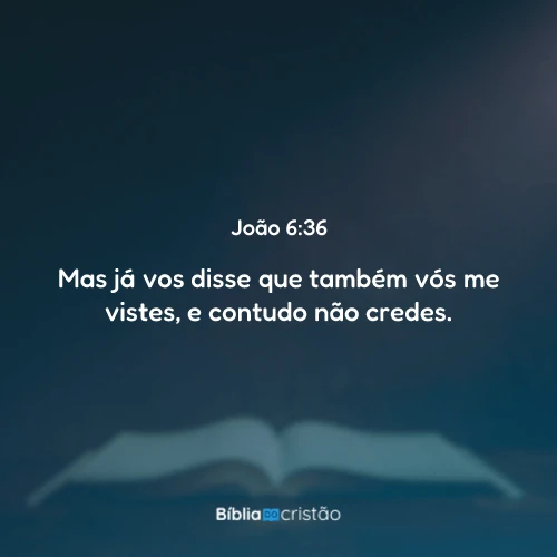 João 6:36