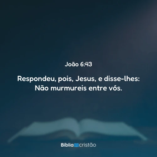 João 6:43