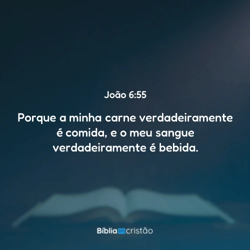 João 6:55