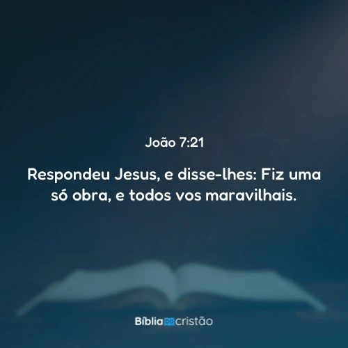 João 7:21