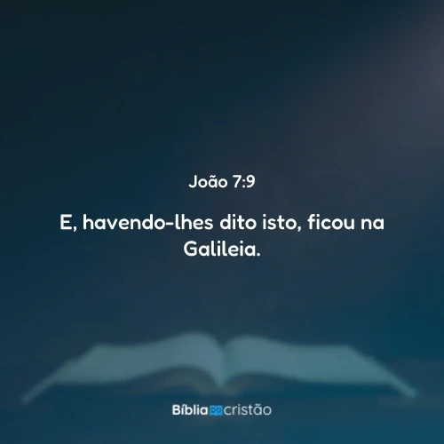 João 7:9