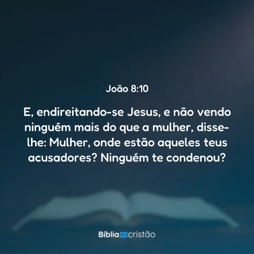 João 8:10