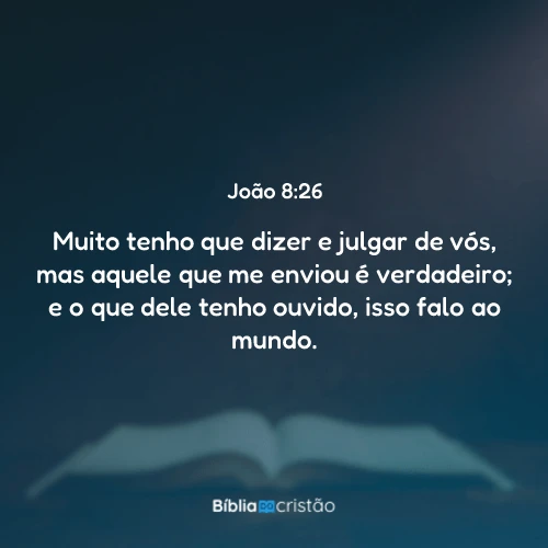João 8:26