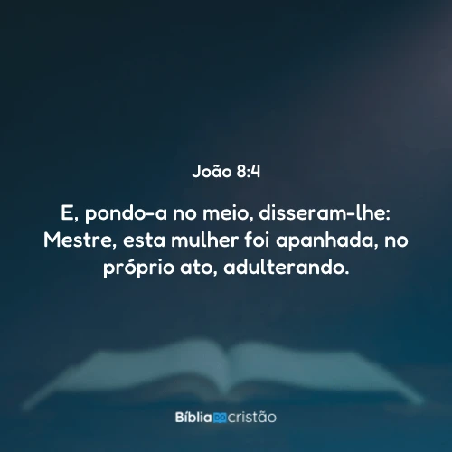 João 8:4