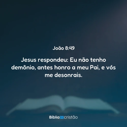 João 8:49
