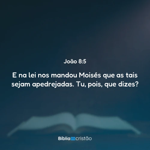 João 8:5