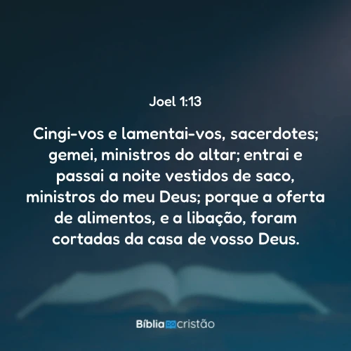 Joel 1:13