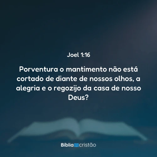 Joel 1:16