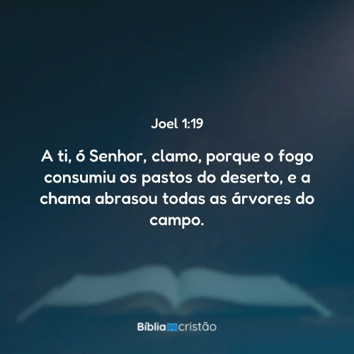 Joel 1:19
