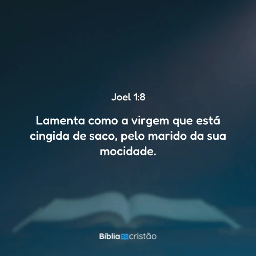 Joel 1:8