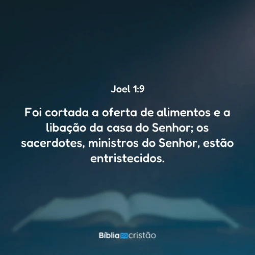 Joel 1:9