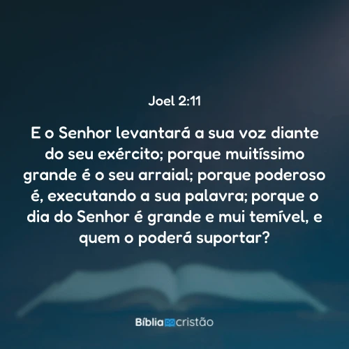 Joel 2:11