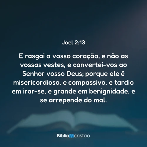 Joel 2:13