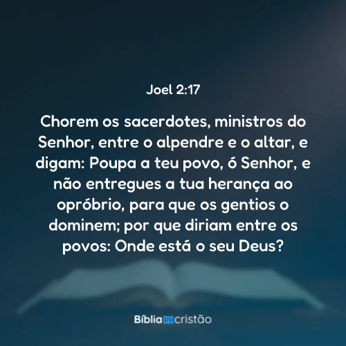 Joel 2:17