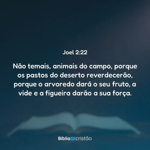 Joel 2:22