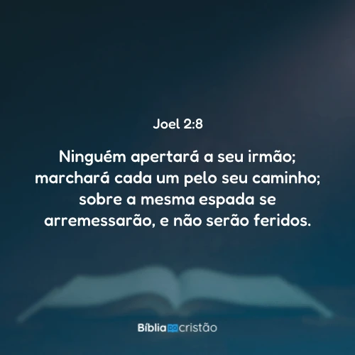 Joel 2:8