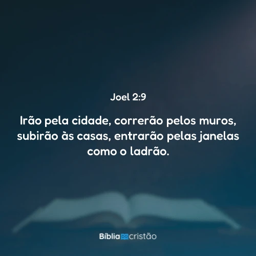 Joel 2:9