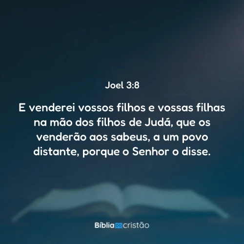 Joel 3:8