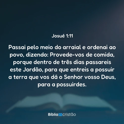 Josué 1:11