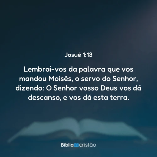 Josué 1:13