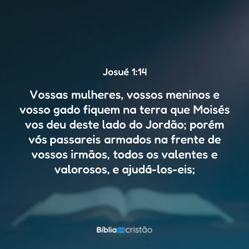 Josué 1:14