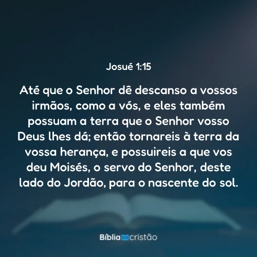 Josué 1:15