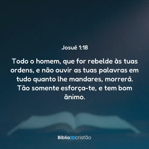Josué 1:18