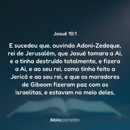 Josué 10:1